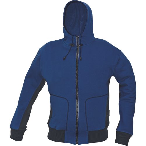 Stanmore kapucnis pulóver kék