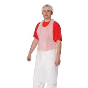   Egyszerhasználatos kötény - FEHÉR - 130 X 71 cm VYARA (100 db)