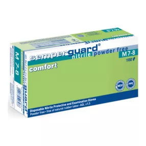   Semperguard comfort OB egyszerhasználatos nitrilkesztyű 100db/doboz