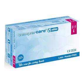Sempercare edition púdermentes latex kesztyű 100 db/doboz