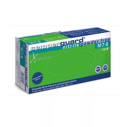 Semperguard Xtension extra hosszú nitril kesztyű 100db/doboz