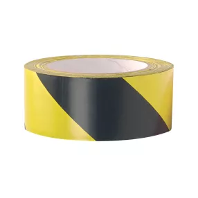 JSP Figyelmeztető szalag fekete/sárga 500 m