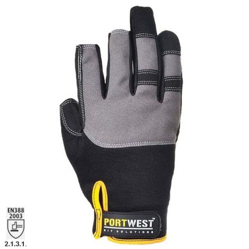 A740 Powertool Pro fekete védőkesztyű fekete