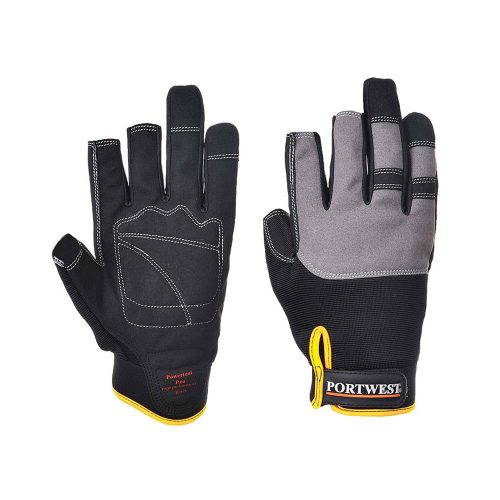 A740 Powertool Pro fekete védőkesztyű fekete