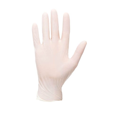A910 Latex egyszerhasználatos kesztyű, púderezett (100 db)