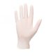 A915 Latex egyszerhasználatos kesztyű, púdermentes, fehér 100 db/doboz