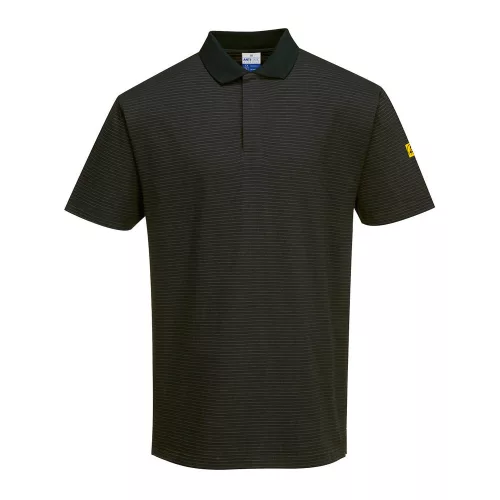 AS21 Antisztatikus ESD pólóing fekete