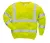 B303 Jól láthatósági pulóver sárga