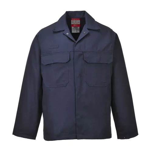 BIZ2 Lángálló hegesztő munkáskabát sötétkék 5XL-ig