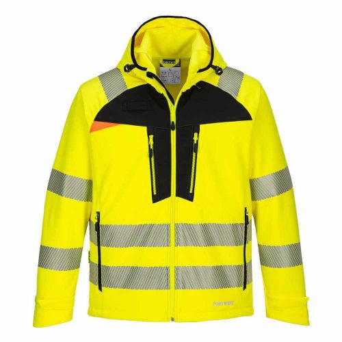 Jól láthatósági softshell kabát Portwest DX475 narancs