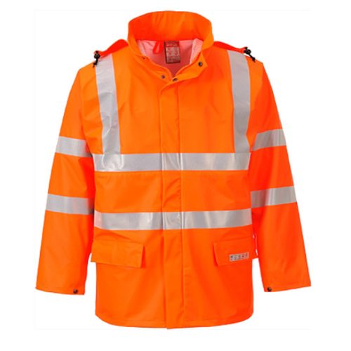 FR41 Sealtex™ FR Hi Vis lángálló esőkabát narancs