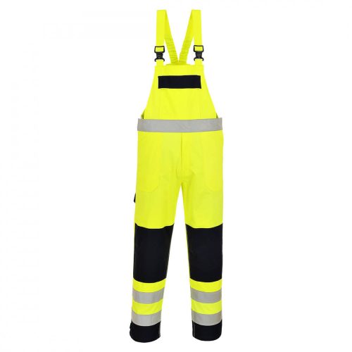 FR63 HiVis Multi-Norm mellesnadrág sárga/sötétkék