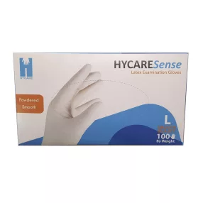 Latex kesztyű púderezett Hycare