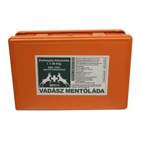   MF01V Vadász mentőláda, elsősegélydoboz (1-30 főig narancs)