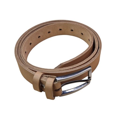 Elegáns bőr öv natur 3 cm