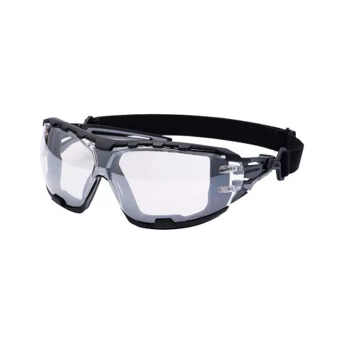 PR02 Anthracite Wraparound védőszemüveg állítható fejpánttal