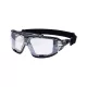 PR02 Anthracite Wraparound védőszemüveg állítható fejpánttal