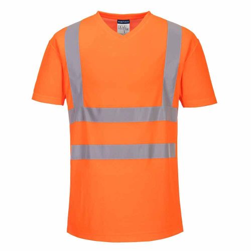 S179 jól szellőző láthatósági póló narancs