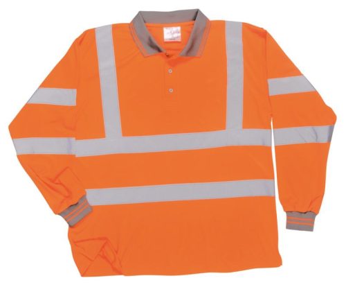 S277 HiVis hosszú ujjú pólóing narancs