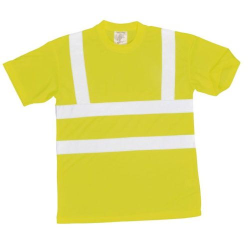 S478 Jól láthatósági póló sárga 6XL-es méretben is