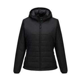 Női bélelt, kapucnis dzseki - steppelt, meleg és elegáns