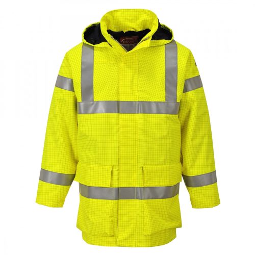 S774 Bizflame Rain Hi Vis antisztatikus lángálló Fr dzseki