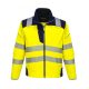 T402 Jól láthatósági softshell kabát