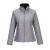 TK21 vékony női softshell dzseki szürke - fekete