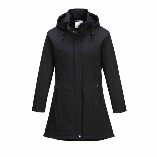 TK42 női softshell kabát fekete
