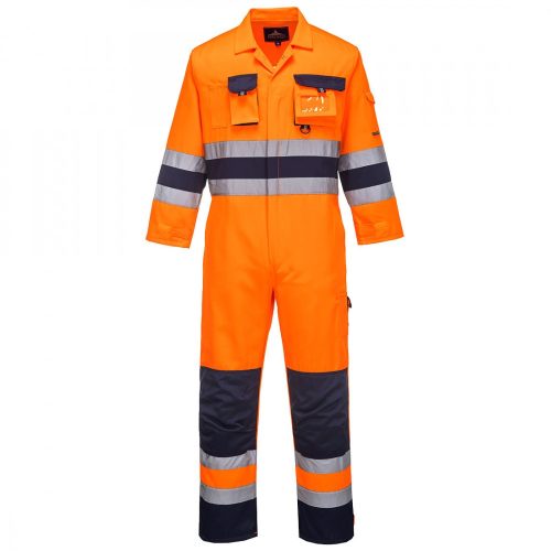 TX55 Texo Hi-Vis overall narancs - sötétkék