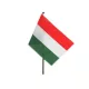 Zászló műanyag rúdon Magyarország 30 x 45 cm