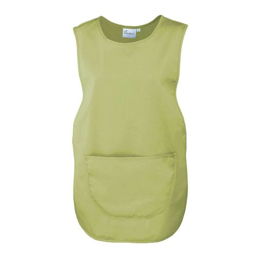 Bolti eladó, takarító, dadus kötény lime