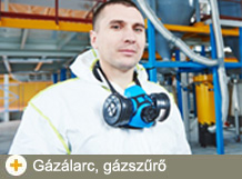 Gázálarc, gázszűrő a szabad lélegzetért!