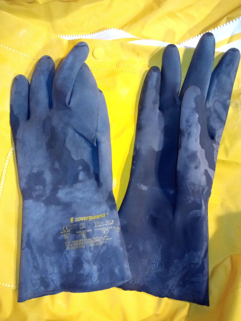   5308-5309-5310-5311 Neoprén vegyszerálló munkav. kesztyű 32 cm
